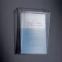 Sujetador de documentos Sigel LH325 acrílico transparente