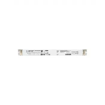 Balasto electrónico Osram QTP5 1X80, vida útil 100000 h, AC 198–264 V, 50/60 Hz, 40 A, -20–50 °C, 360×30×21 mm