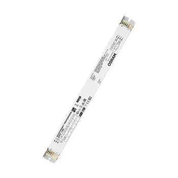 Balasto electrónico Osram QTP5 1X80, vida útil 100000 h, AC 198–264 V, 50/60 Hz, 40 A, -20–50 °C, 360×30×21 mm
