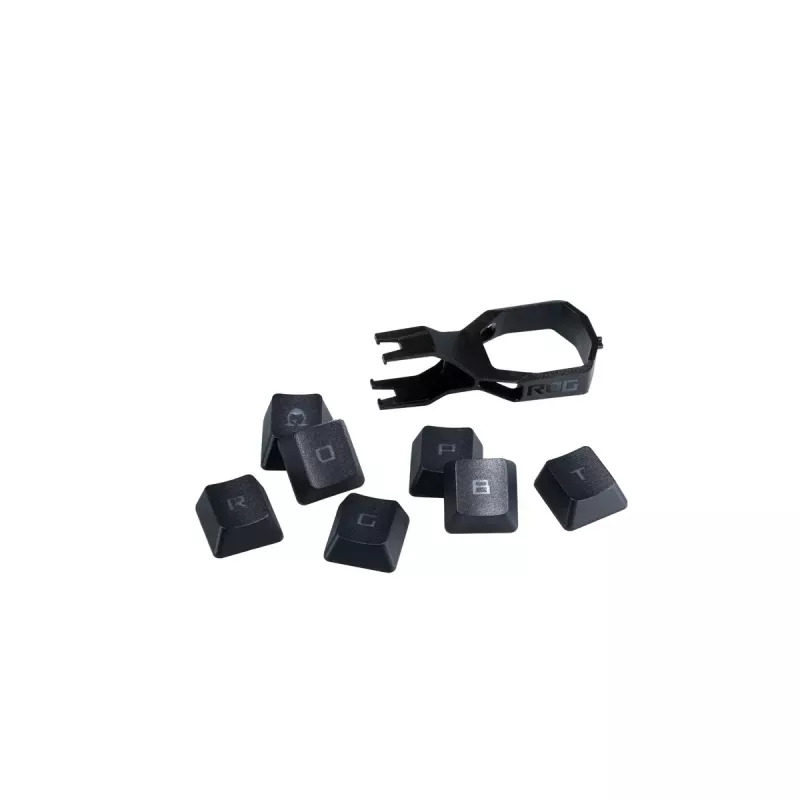 Set de teclas ASUS ROG RX PBT negro 250g
