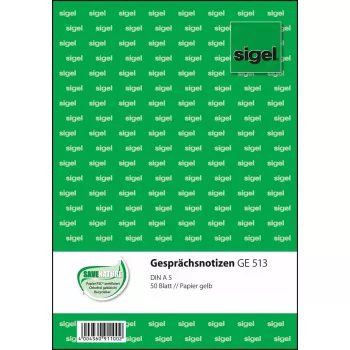 Formulario comercial Sigel GE513 A5 verde 50 hojas
