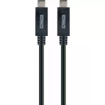 Cable USB Schwaiger LK 101 C USB 3.2 Gen 2 1 m negro