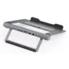 Techly ICA-NTB-DOCK91 Con cable USB 3.2 Gen 1 (3.1 Gen 1) Type-C Plata