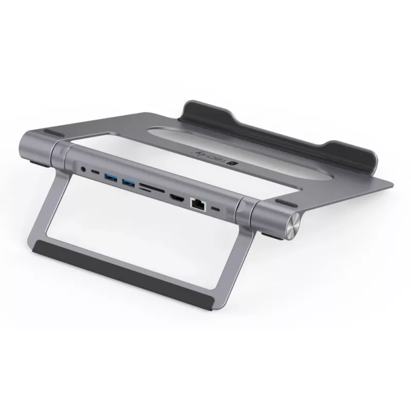 Techly ICA-NTB-DOCK91 Con cable USB 3.2 Gen 1 (3.1 Gen 1) Type-C Plata