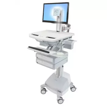 Carro multimedia Ergotron StyleView aluminio gris blanco