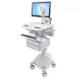 Carro multimedia Ergotron StyleView aluminio gris blanco