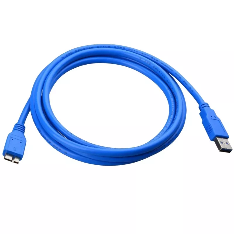 Cable Techly USB 3.0 Superspeed A / Micro B 3m azul ICOC MUSB3-A-030