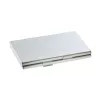 Tarjetero Sigel VZ136 aluminio plateado