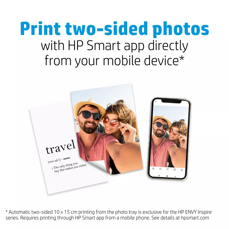 HP Papel fotográfico mate 180 g/m² 10 x 15 cm (101 x 152 mm) 25 hojas