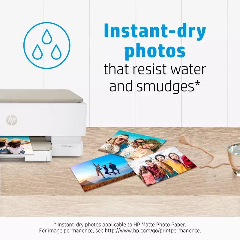 HP Papel fotográfico mate 180 g/m² 10 x 15 cm (101 x 152 mm) 25 hojas