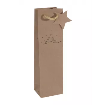 Bolsa de regalo Sigel GT039 Marrón 100x80x350 mm