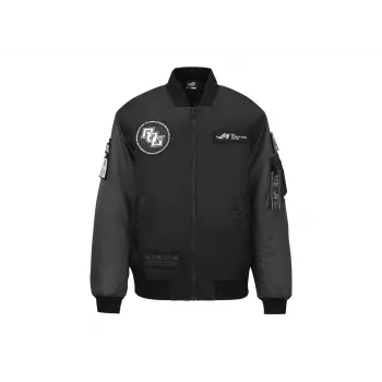 Chaqueta bomber ASUS ROG Cosmic Bomber Hombre Corte regular Manga larga