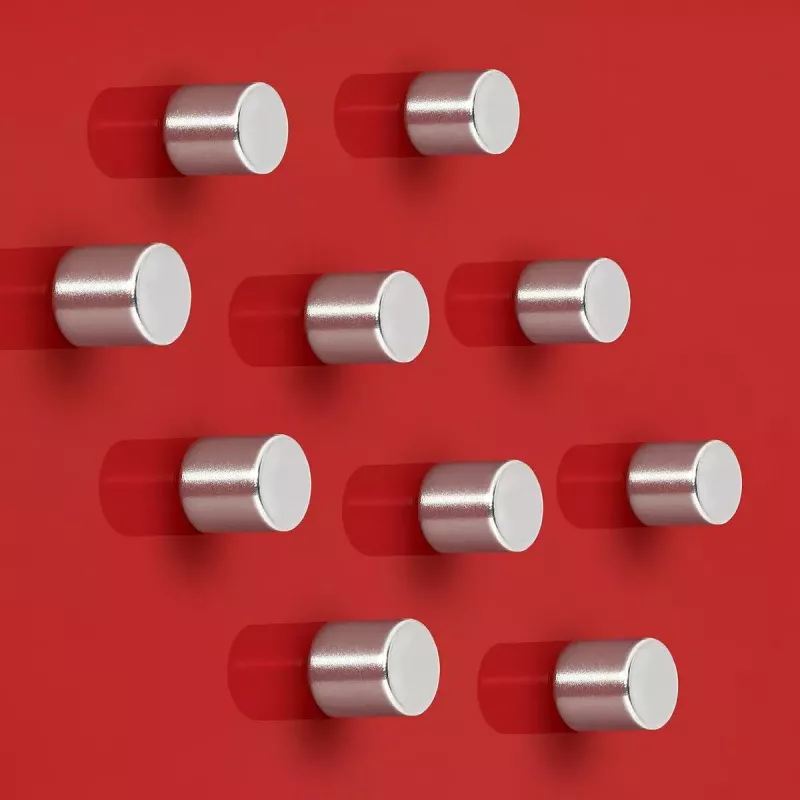 Imán para manualidades cilíndrico Sigel BA701 neodimio plata 10mm