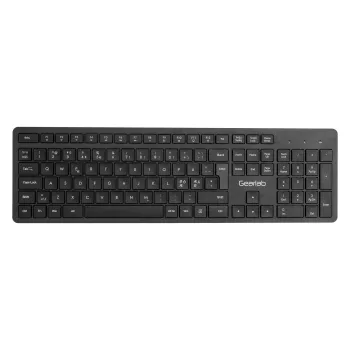 Teclado eSTUFF GLB212102 oficina USB QWERTY nórdico negro