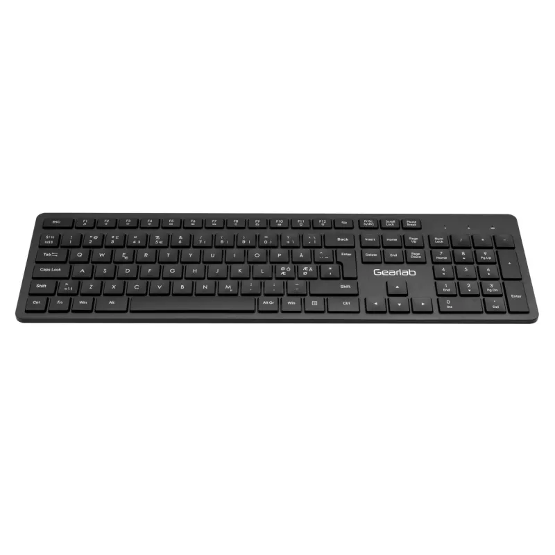 Teclado eSTUFF GLB212102 oficina USB QWERTY nórdico negro