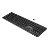 Teclado eSTUFF GLB212102 oficina USB QWERTY nórdico negro