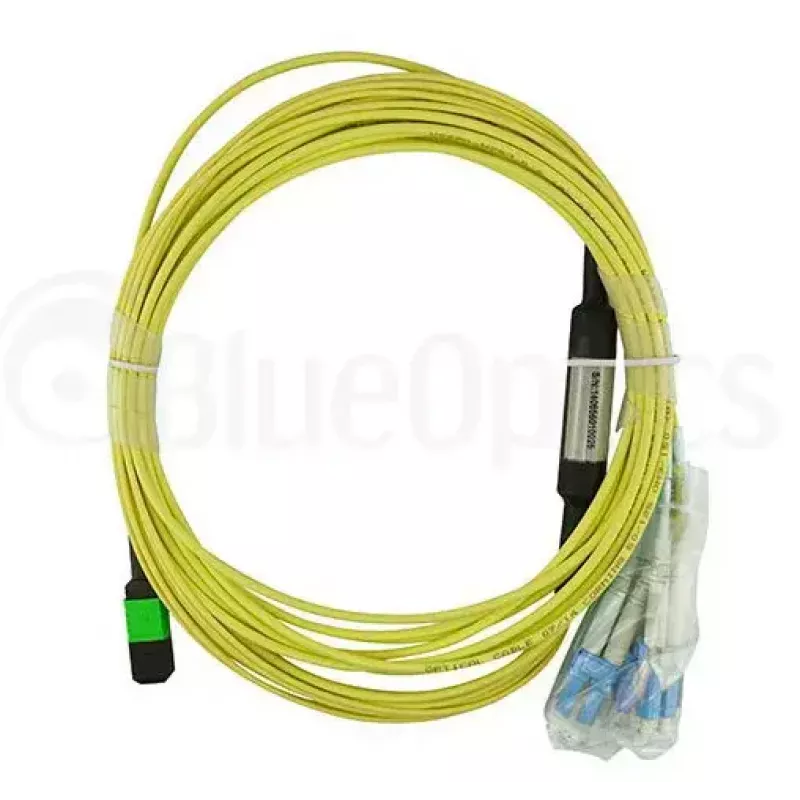BlueOptics CBL-MPO12-4LC-SMF-3M-BO Cable de fibra óptica InfiniBand 3m MPO 4x LC