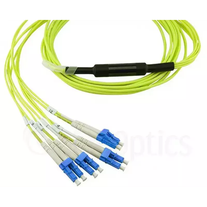 BlueOptics CBL-MPO12-4LC-SMF-3M-BO Cable de fibra óptica InfiniBand 3m MPO 4x LC