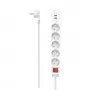 Hama 00223186 alargador de corriente 1,4 m 5 tomas de CA Interior Blanco