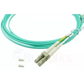 BlueOptics 055702T512000001M-BO cable de conexión de fibra óptica dúplex, LC-SC multimodo OM3, 1 m, LC-UPC/SC-UPC, beige