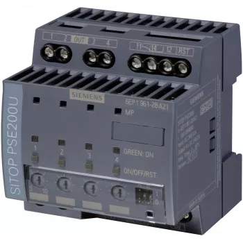 Siemens SITOP PSE200U módulo de selectividad, 4 x 10 A, 6EP1961-2BA21