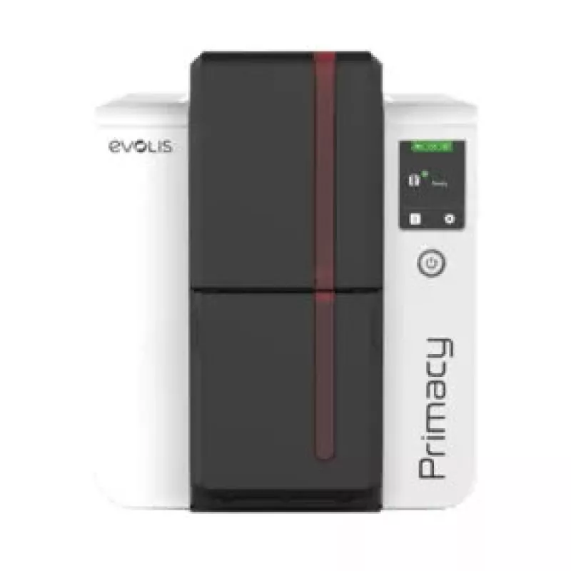 Impresora de tarjetas Evolis Primacy 2 USB Ethernet 300 dpi — impresión de tarjetas PVC por una o ambas caras