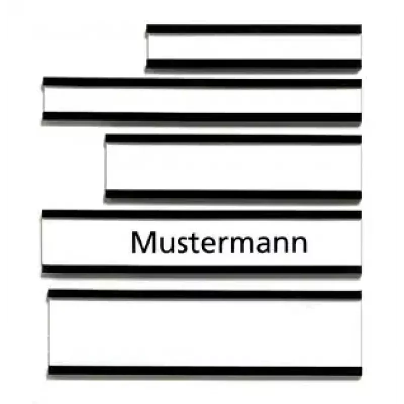 Placa de identificación rectangular Franken C114