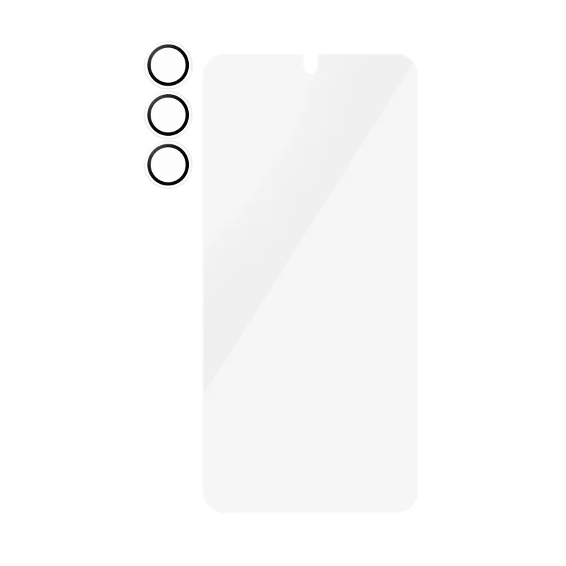 PanzerGlass pack de protección 2 en 1 Samsung Galaxy S25 resistente a arañazos y golpes
