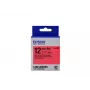 Cartucho de etiquetas Epson Pastel LK-4RBP negro/rojo 12 mm (9 m)