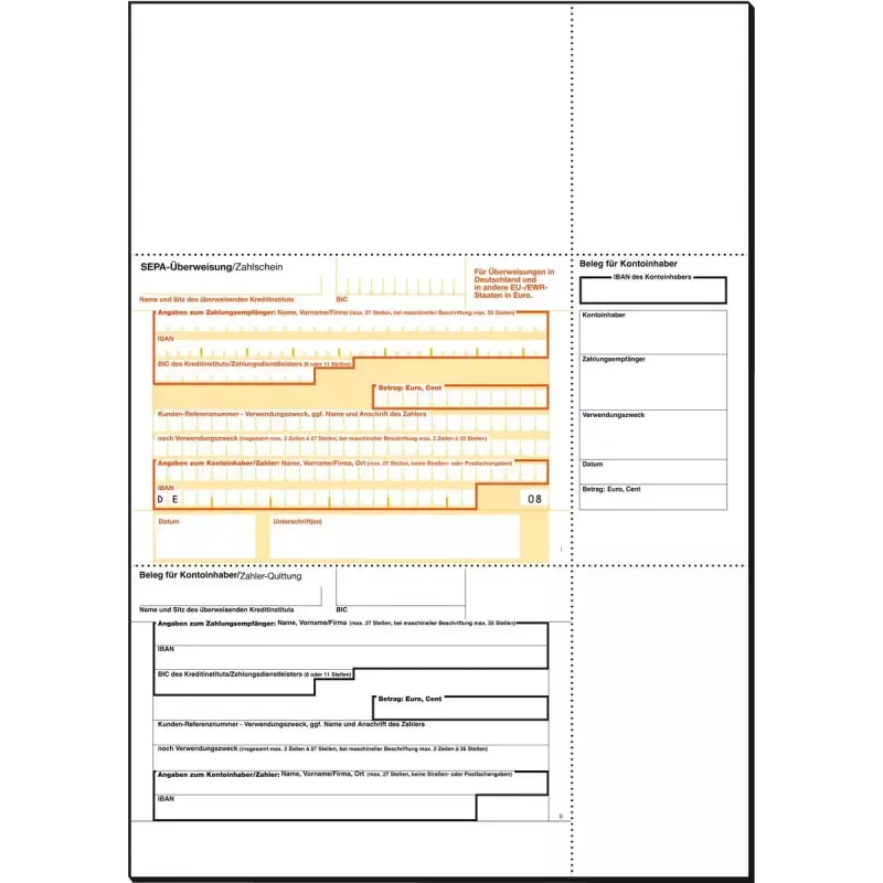 Formulario comercial Sigel ZV570