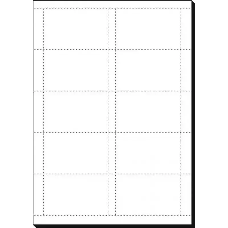 Tarjeta de visita Sigel DP839 láser/inyección de tinta blanco