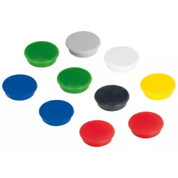 Franken HM30 99 imanes 32 mm, colores surtidos, 10 unidades