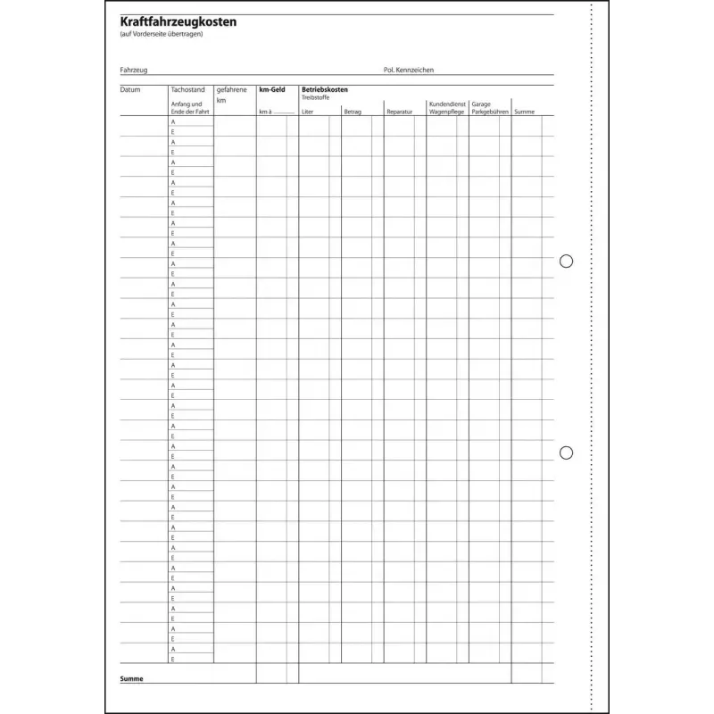 Formulario comercial Sigel RA415