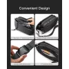 Bolso bandolera Inateck LB03014 — unisex poliéster 900D, cremallera, 4 l, negro