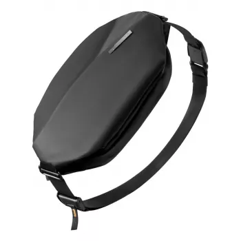 Bolso bandolera Inateck LB03014 — unisex poliéster 900D, cremallera, 4 l, negro