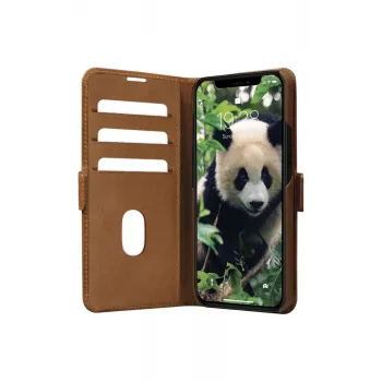 Funda cartera dbramante1928 iPhone 14 Plus tan 3 compartimentos para tarjetas