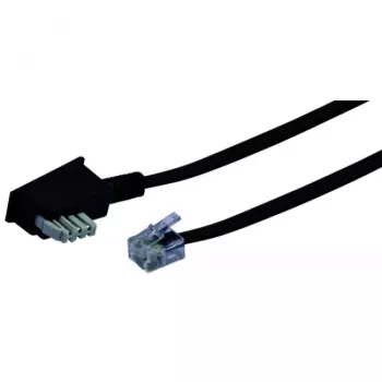 Cable RJ-11 Schwaiger TAL6236533 6,0 m TAE-N negro