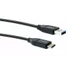 Cable USB Schwaiger LK 050 C USB 3.2 Gen 2 0,5m USB A USB C negro