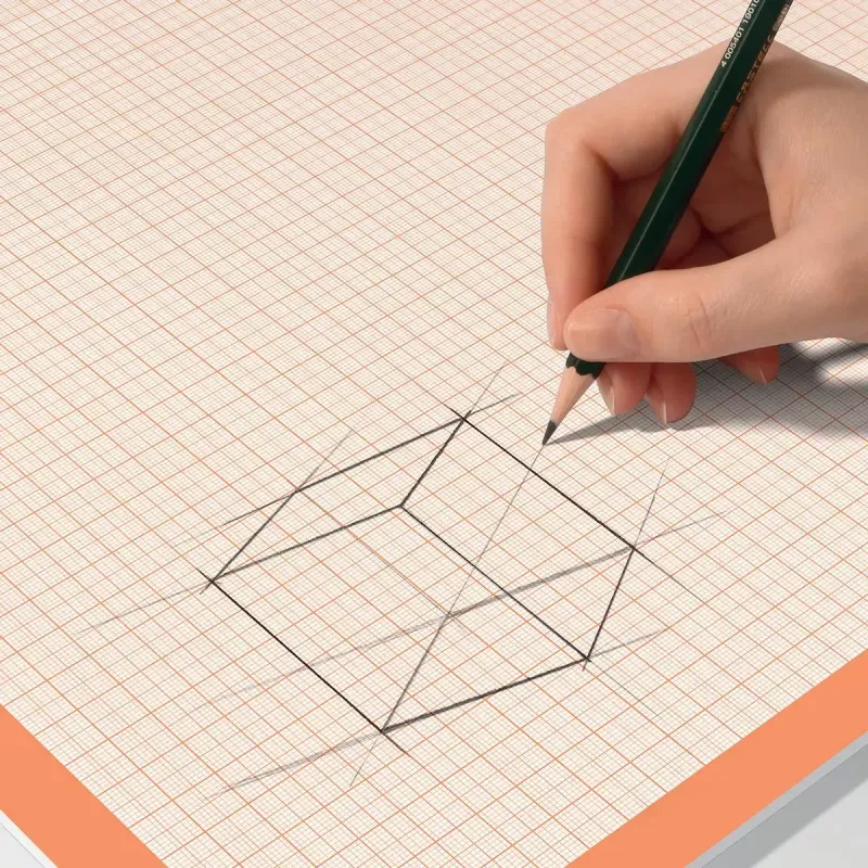 Protector de escritorio Sigel HO270 — Protector de escritorio de papel, naranja/blanco, 595×410 mm