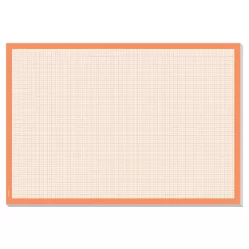 Protector de escritorio Sigel HO270 — Protector de escritorio de papel, naranja/blanco, 595×410 mm