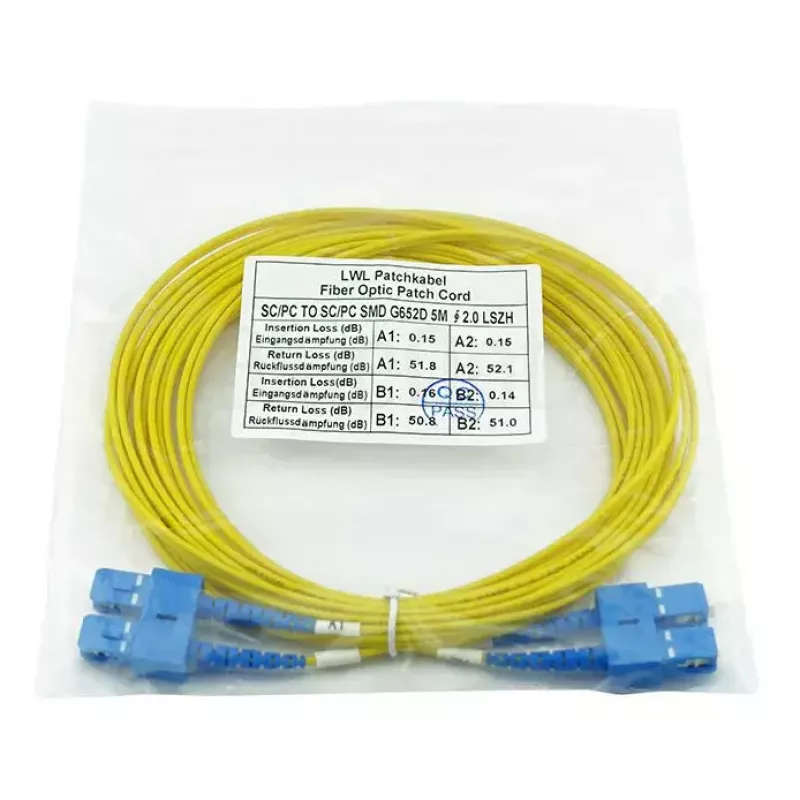 Cable de fibra óptica BlueOptics CAB-SMF-SC-SC-5-BO InfiniBand 5 m SC SC