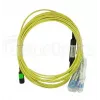 Cable de fibra óptica MPO 4x LC BlueOptics CBL-MPO12-4LC-SMF-10M 10m G.657.A1