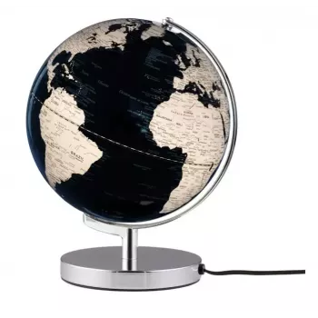 Globo terráqueo político TROIKA TERRA LIGHT 25 cm diseño clásico soporte de mesa