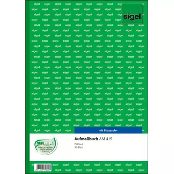 Formulario comercial Sigel AM415 verde blanco A4 50 hojas