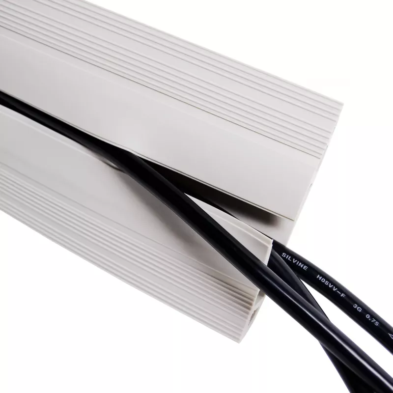Dataflex Addit protector de cables 300 cm 300, gris, cinta adhesiva, 1 ud., 320 mm, 320 mm, 115 mm