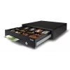 Cajón portamonedas electrónico Safescan SD-4141, carcasa de acero, negro, 410×415×115 mm, incluye 6 llaves