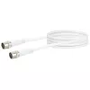 Cable coaxial Schwaiger KDSK15042 F F 1,5 m blanco