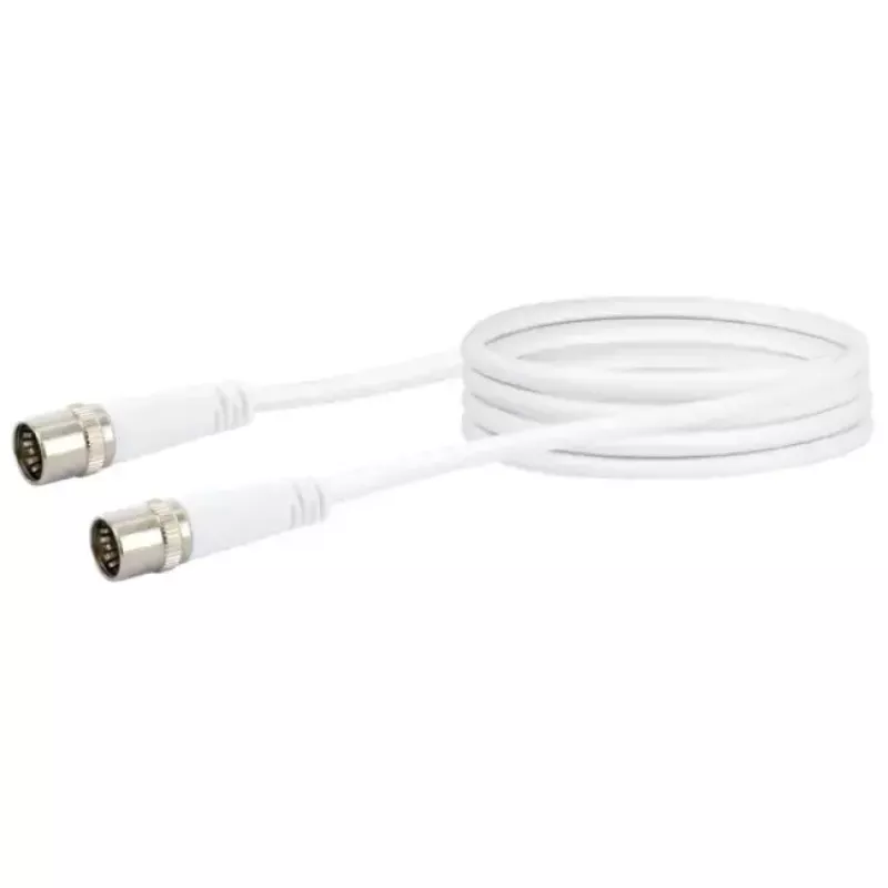 Cable coaxial Schwaiger KDSK15042 F F 1,5 m blanco