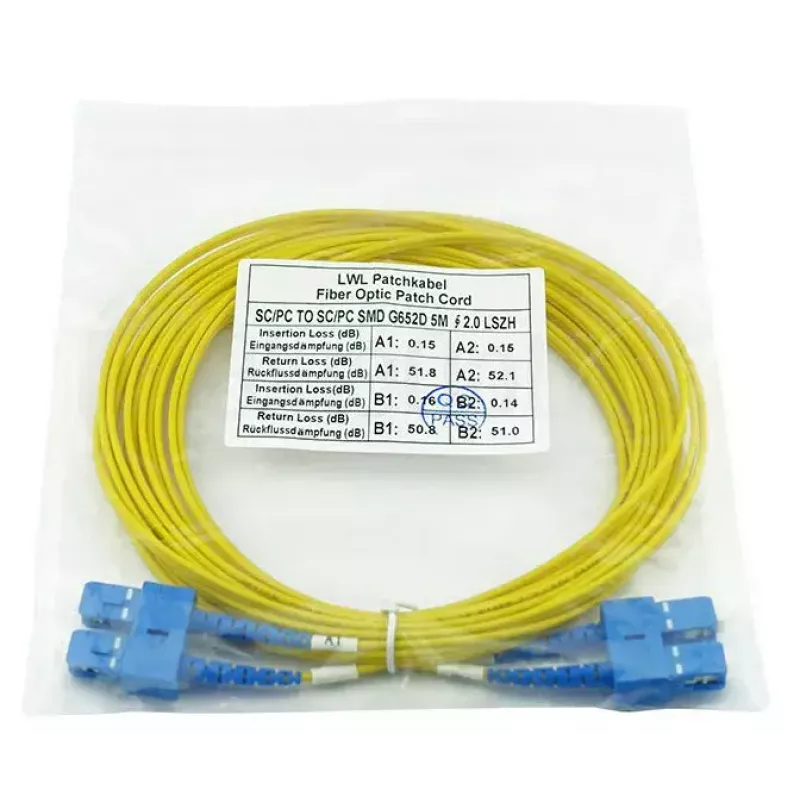 BlueOptics CAB-SMF-SC-SC-3-BO cable de fibra óptica InfiniBand 3 m conector SC