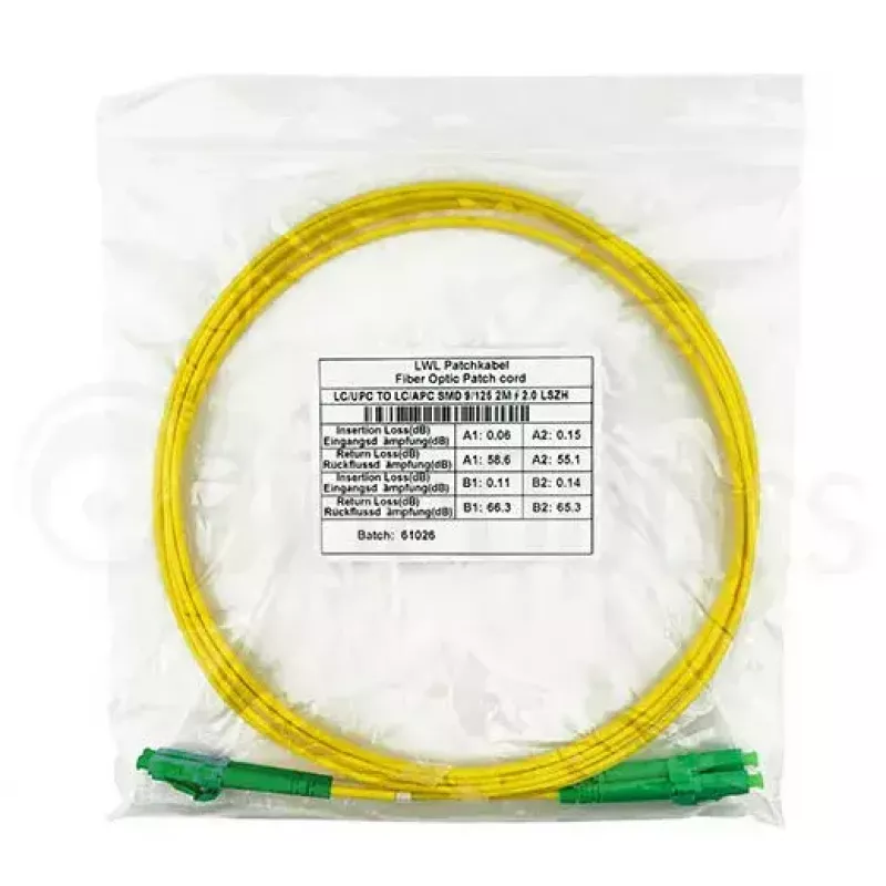 Cable de fibra óptica InfiniBand BlueOptics SFP3131BU1MM 1 m LC amarillo